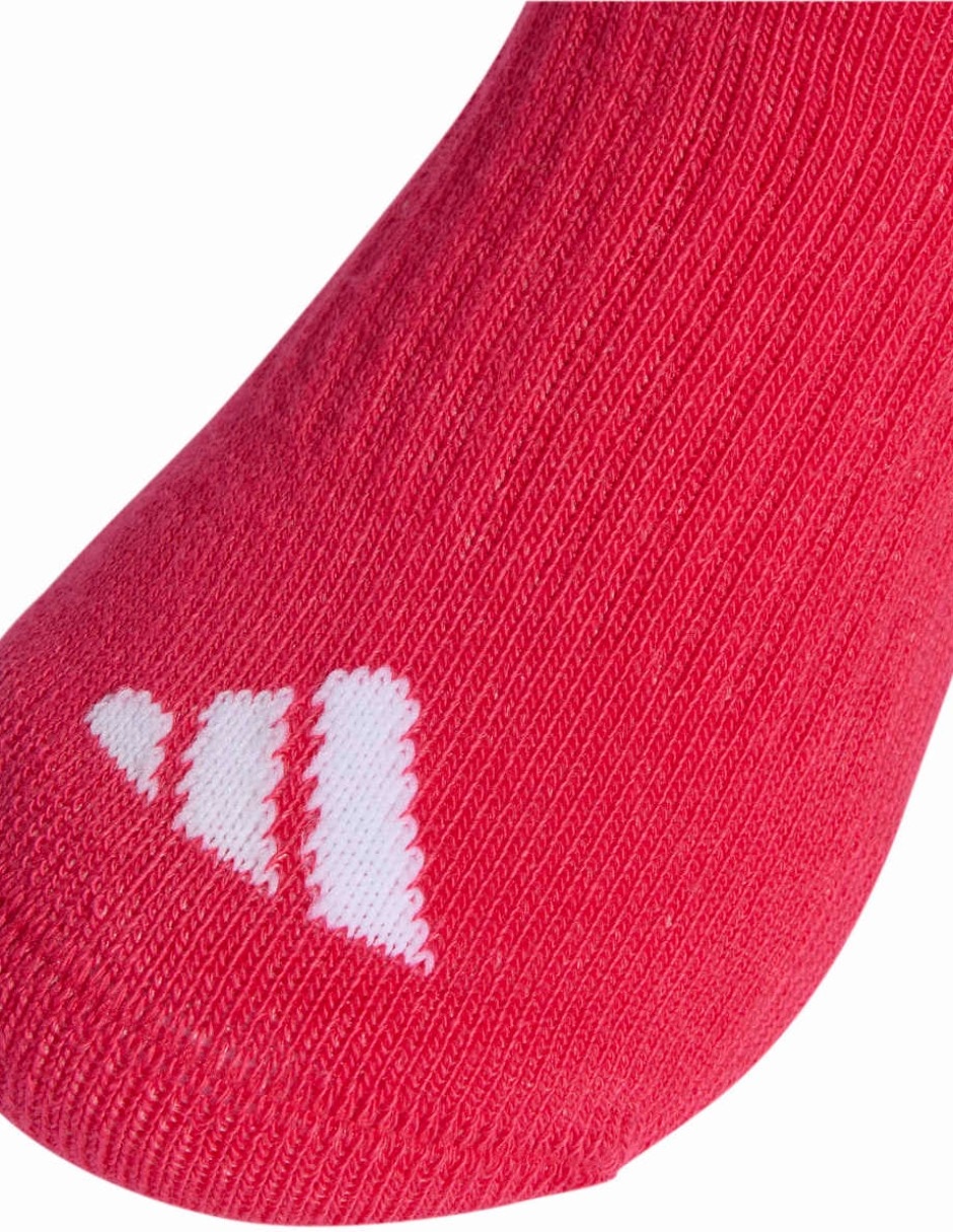 Calceta comfort para entrenamiento adidas para niña 3 pares